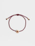 Pulseras Flexibles De Soga Pulsera Flexible Dije Trebol - Dorado
