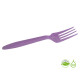 Tenedor Biodegradable x10 Unidades Lila