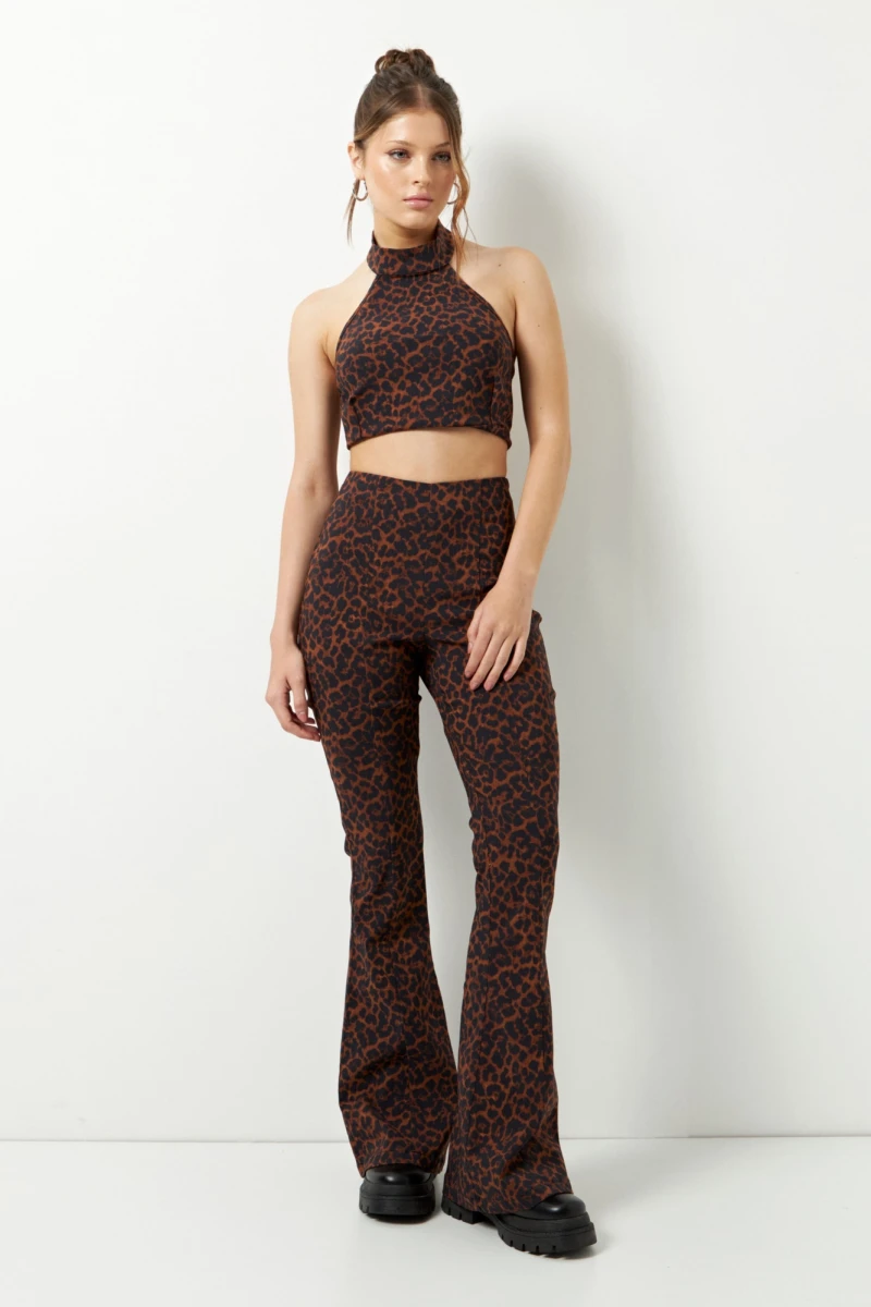 TOP SABRA PRINT Animal Print