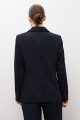 Blazer clásico un botón azul marino