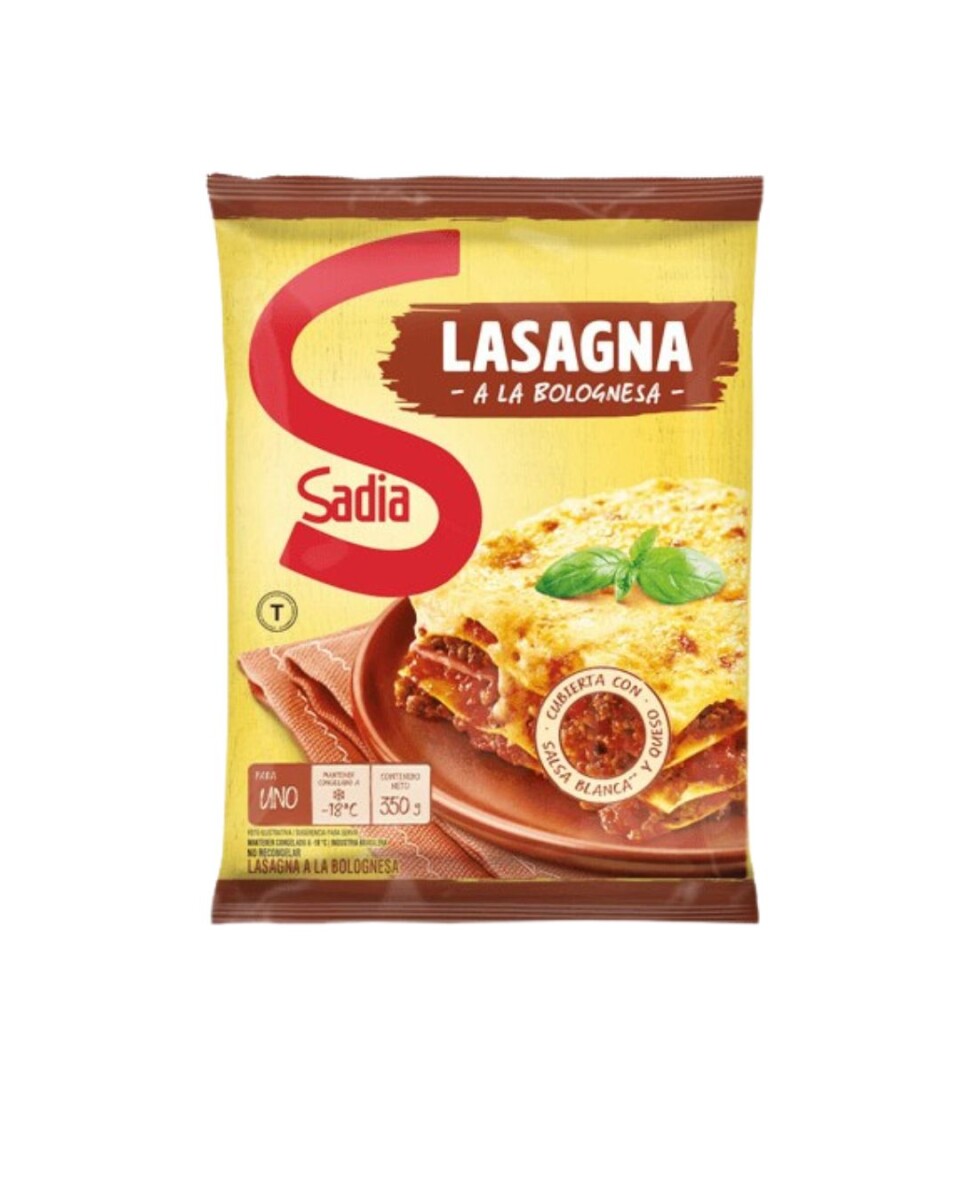 LASAGNA BOLOGNESA 350GRS (INDIVIDUAL) 