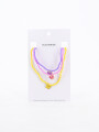 COLLARES SET X 3 MULTICOLOR
