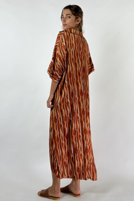 VESTIDO MYSTARA Terracota
