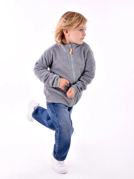 CAMPERA SIMO GRIS MELANGE M