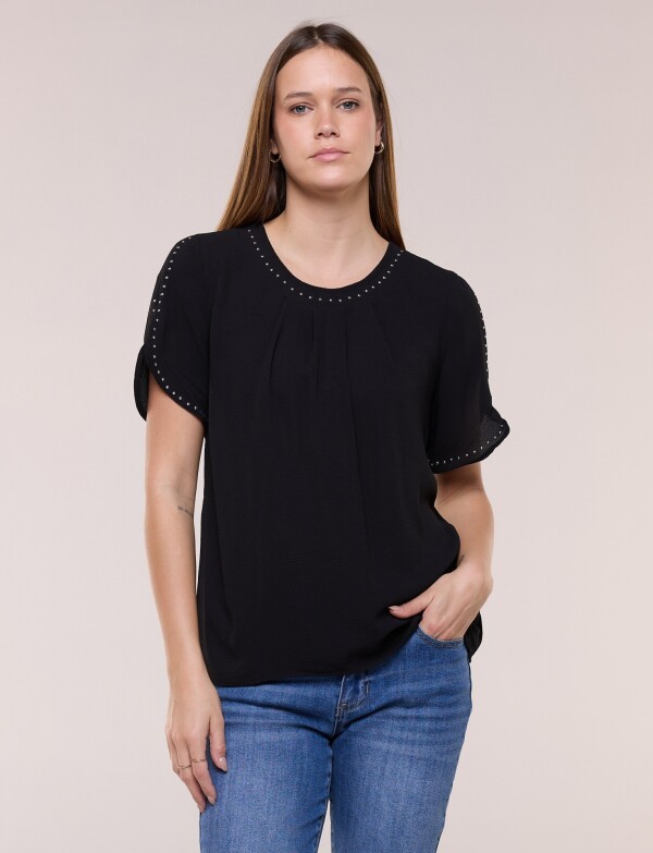 Blusa Det Tachas NEGRO
