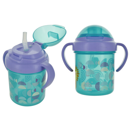 VASO C/SORBITO TAPA Y DOS ASAS P/BEBE 160ML 22918 Q60 VASO C/SORBITO TAPA Y DOS ASAS P/BEBE 160ML 22918 Q60