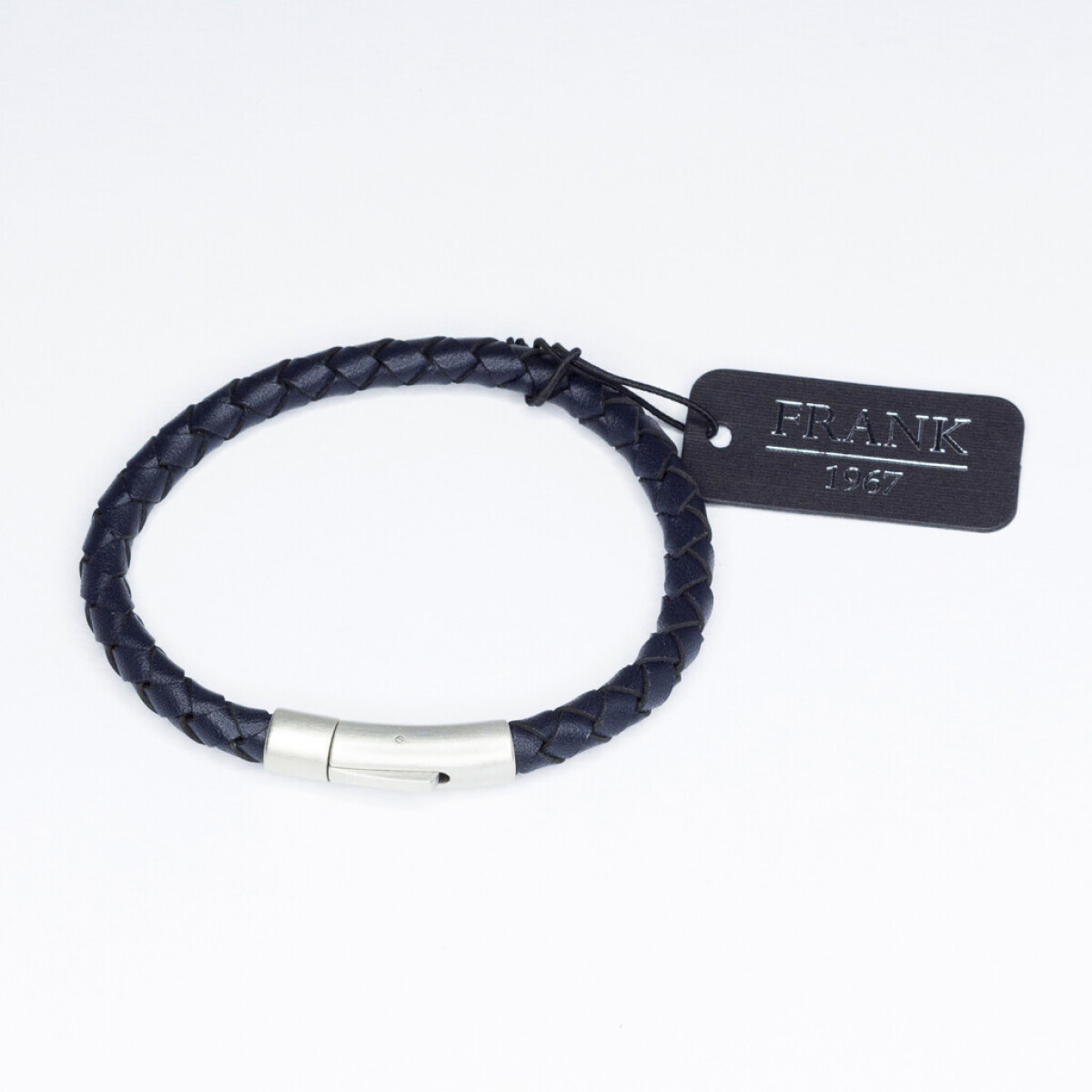 Pulsera de Cuero y Acero - Modelo Frank 