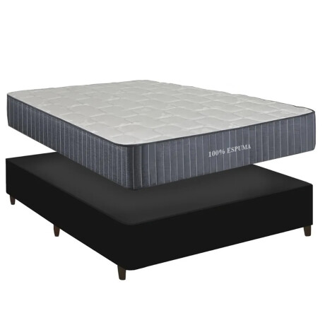SOMMIER PLAZA Y MEDIA BASE CAMA COLCHÓN REVERSIBLE ANTIÁCAROS SOMMIER PLAZA Y MEDIA BASE CAMA COLCHÓN REVERSIBLE ANTIÁCAROS