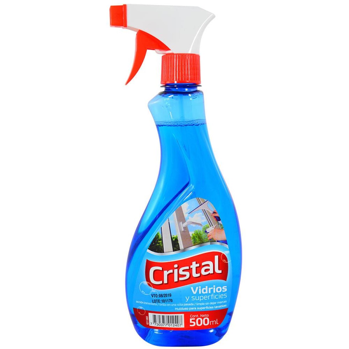 LIMPIAVIDRIOS CRISTAL GATILLO, 500ML 
