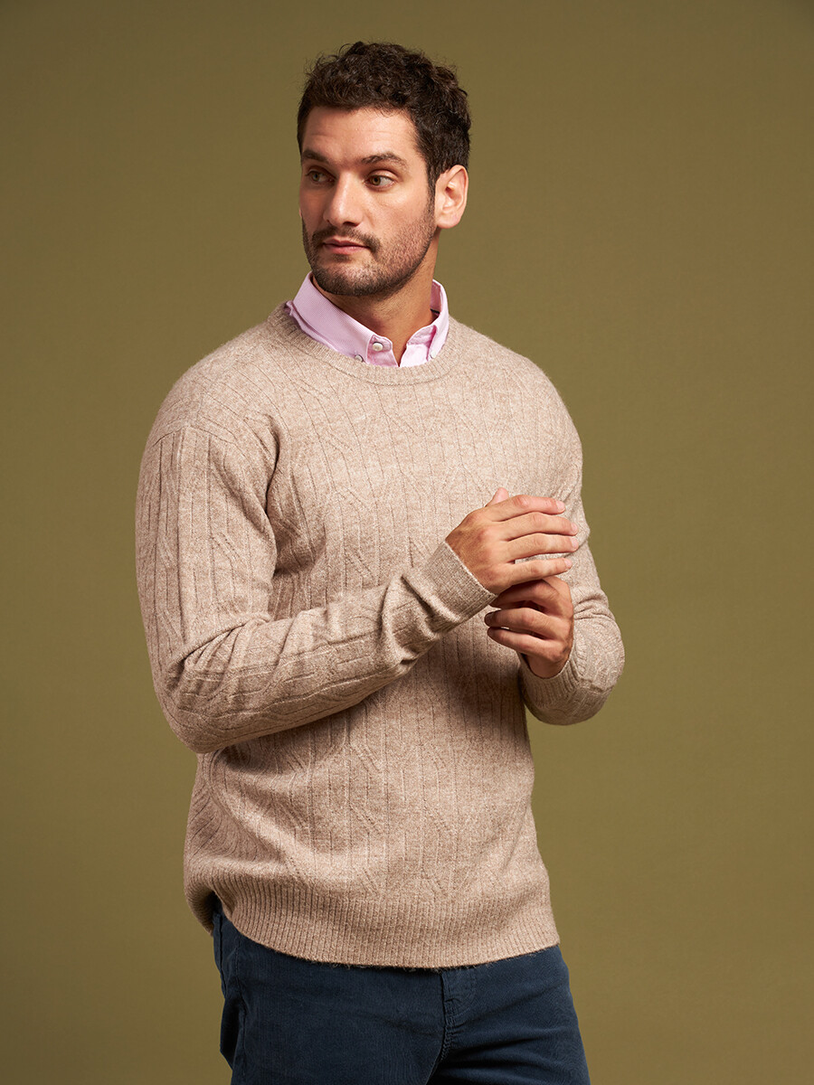 SWEATER JUNIN POLANCO - Beige 