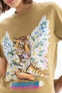 REMERA TIGER IMAGINATION Verde Oliva