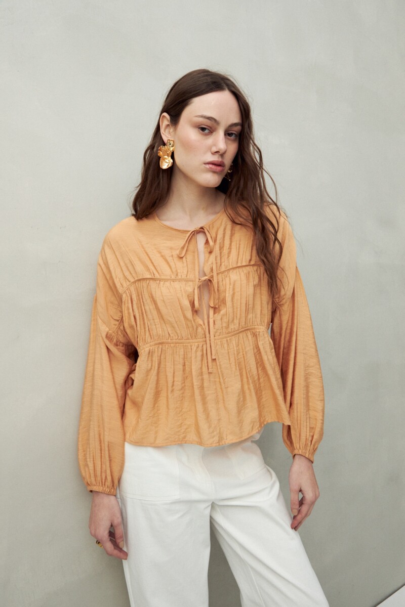 BLUSA BENNI Caramelo