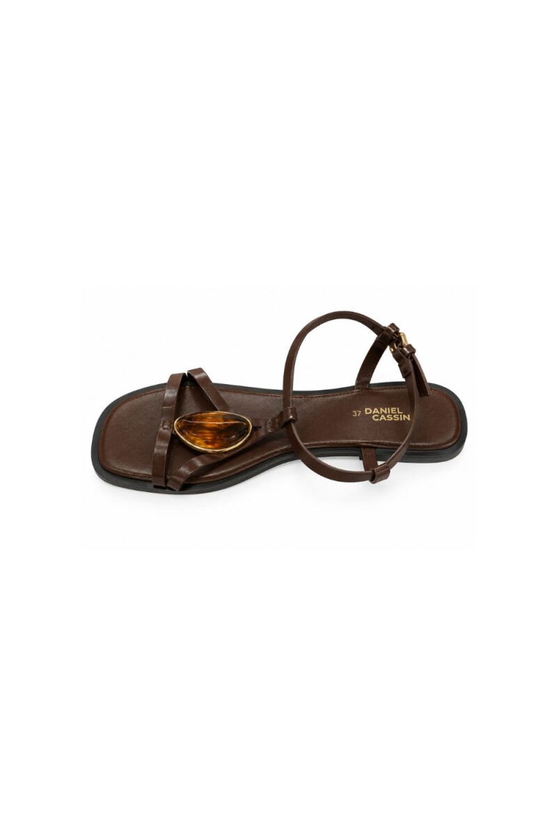 SANDALIA AMBAR Chocolate