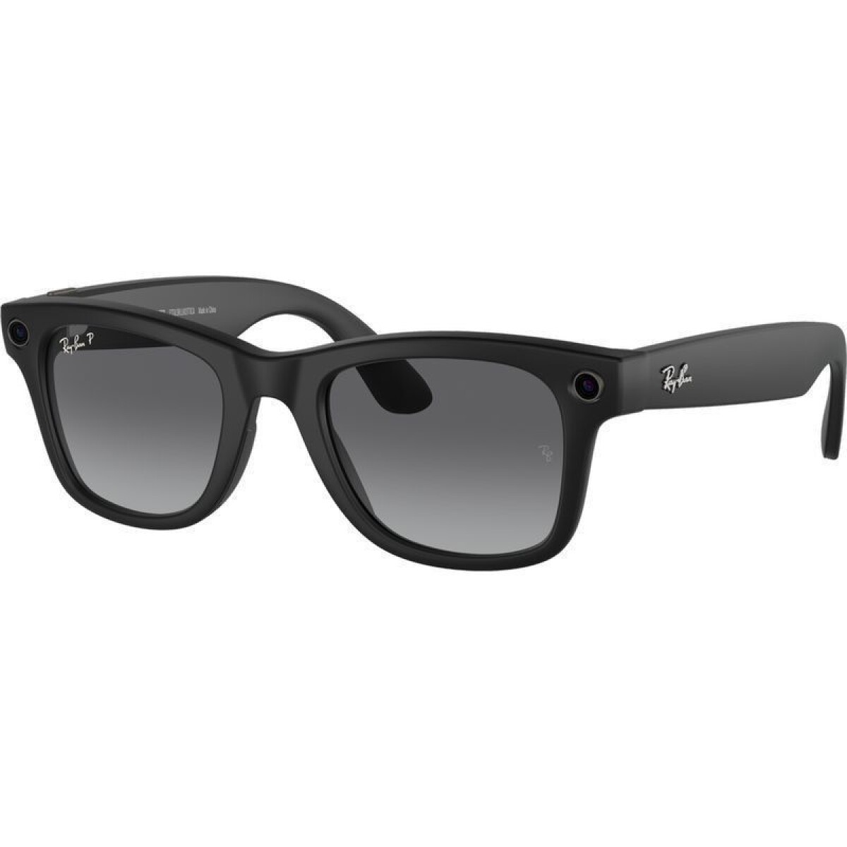 Lente Smart Ray-Ban Meta Wayfarer Transitions RW4006 Mate Black Graph Green 326787 