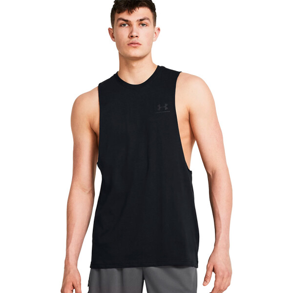 Musculosa Under Armour Cut Off de Hombre - 286A001N Negro