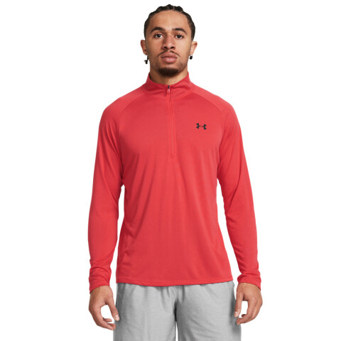 UA Tech 2.0 1/2 Zip-RED RED-814