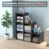 Estantería Biblioteca IMBACK IBK-PLC008 | 6 Cubos Modulares, Compacta, Resistente y Versátil Negro Estantería Biblioteca IMBACK IBK-PLC008 | 6 Cubos Modulares, Compacta, Resistente y Versátil Negro
