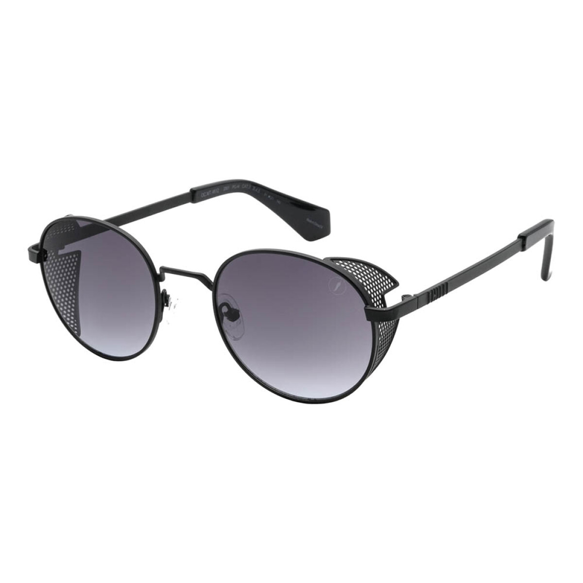 Lentes de sol De Acero Inoxidable Redondo Flap 