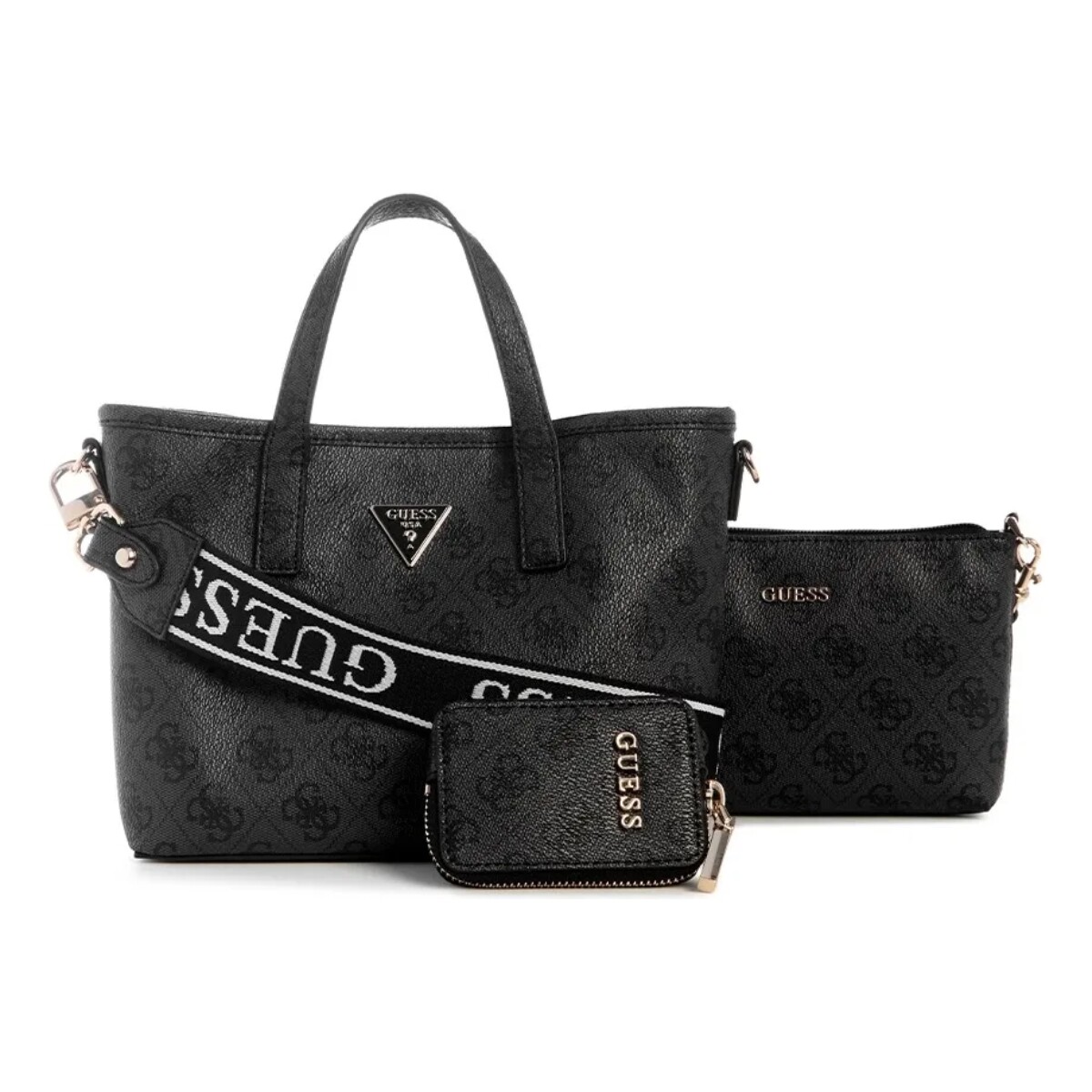 Cartera Guess Latona II Negro Logo 