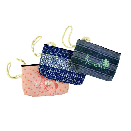 COSMETIQUERO SOBRE TELA 4 DISEÑOS 22.3X14.5CM 38GR COSMETIQUERO SOBRE TELA 4 DISEÑOS 22.3X14.5CM 38GR