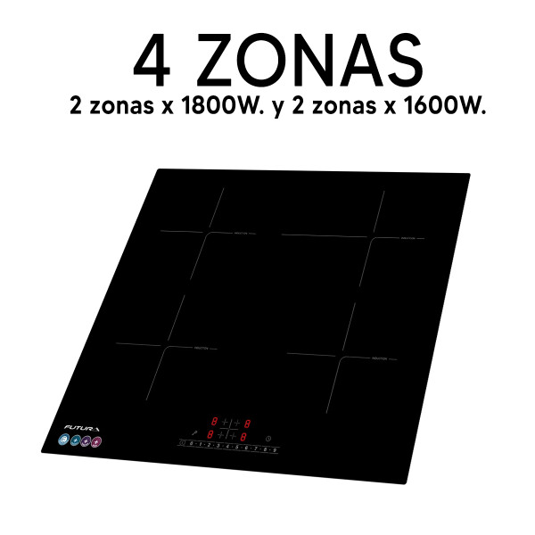 Anafe Futura Inducción Fut-pi400 ANAFE DE INDUCCION FUTURA FUT-PI400*****