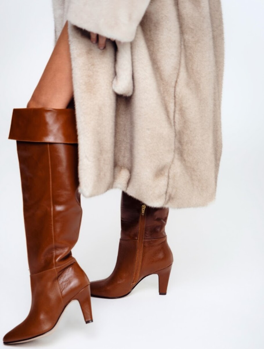 Bota de cuero Haras - Marrón 