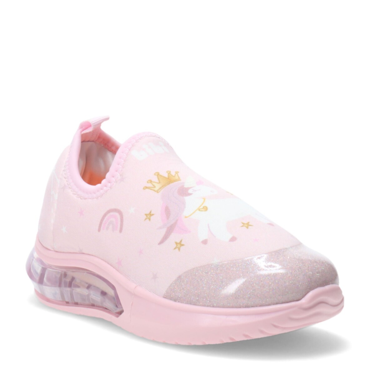 Championes Infantiles Bibi Space Wave 3.0 UNICORNIO Luces - Rosado 