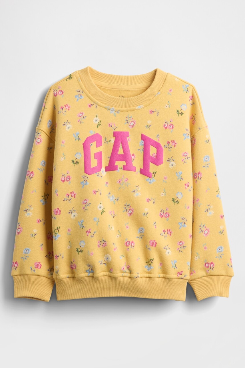 Buzo Deportivo Logo Gap Toddler Niña French Almond