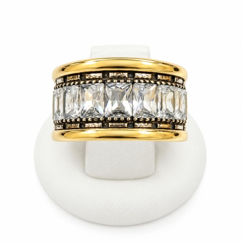 Anillo con piedras talla Baguette Anillo con piedras talla Baguette