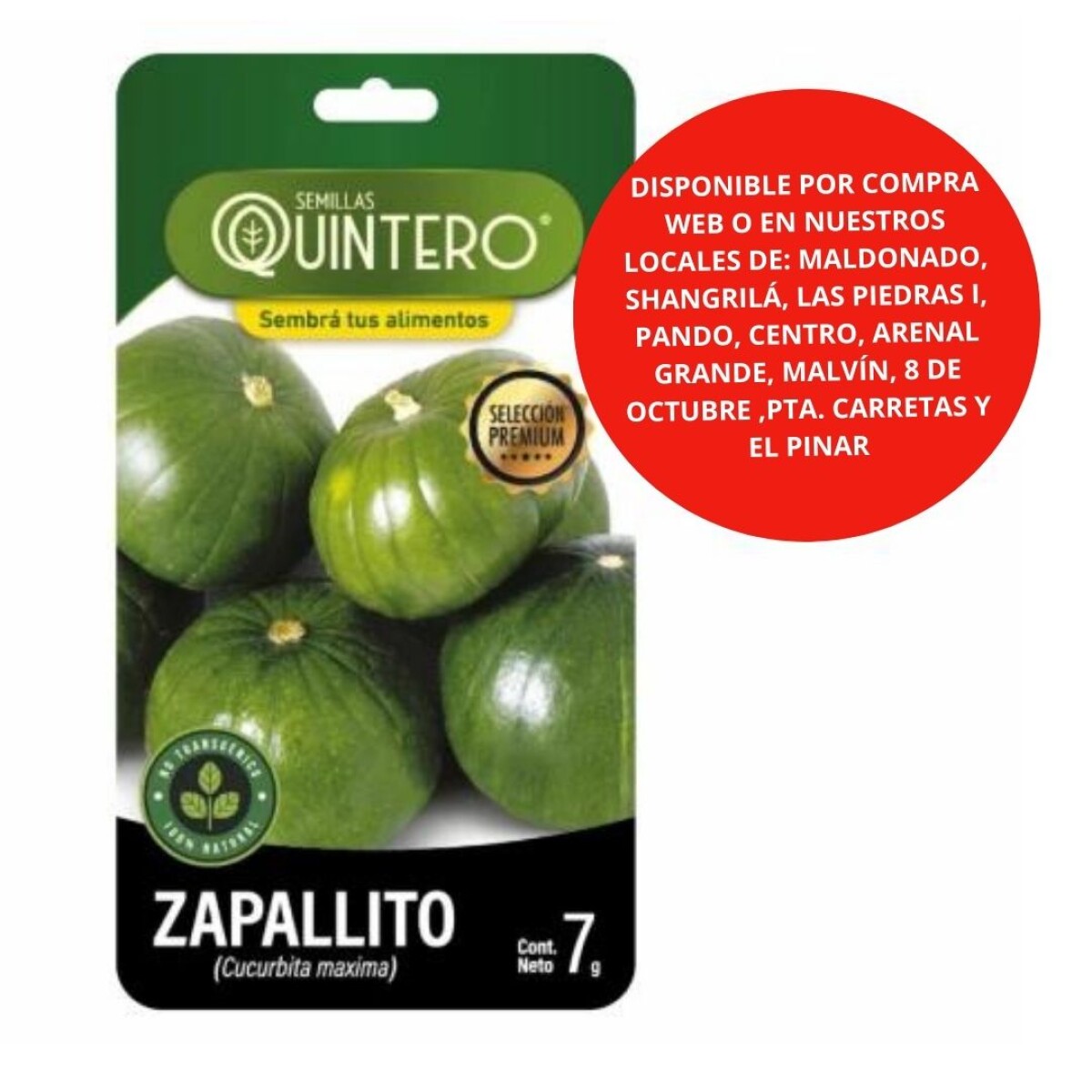 Semillas - Zapallito x 7g 