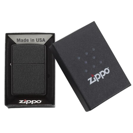 Encendedor Zippo Classic Black Crackle - 236 Encendedor Zippo Classic Black Crackle - 236