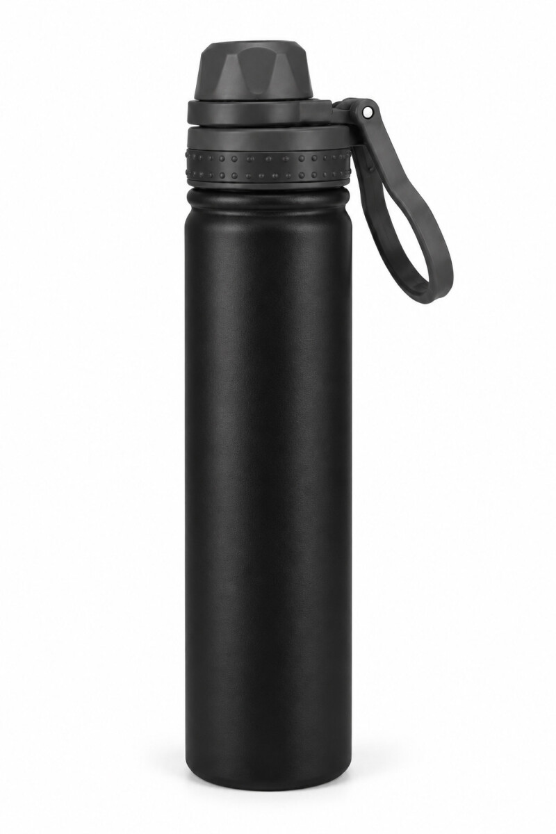 Botella acero inox negra 750 ml 