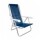 Reposera Silla Reclinable 8 Posiciones Aluminio Mor Sannet Azul Marino