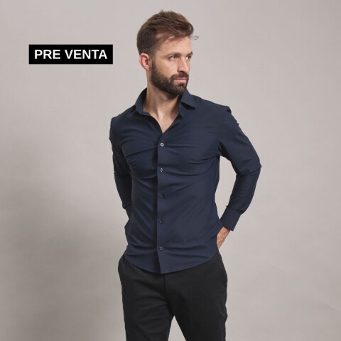 Camisa técnica Azul