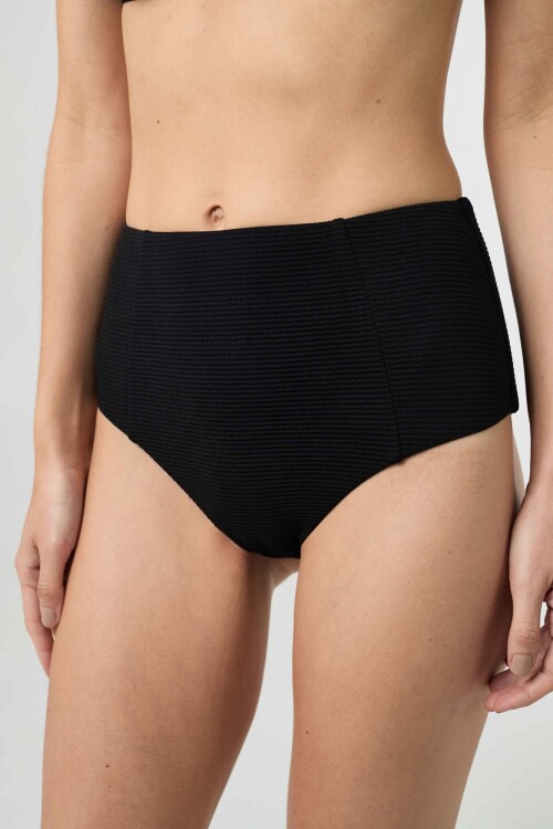 Bikini Bávaro Negro Texturado