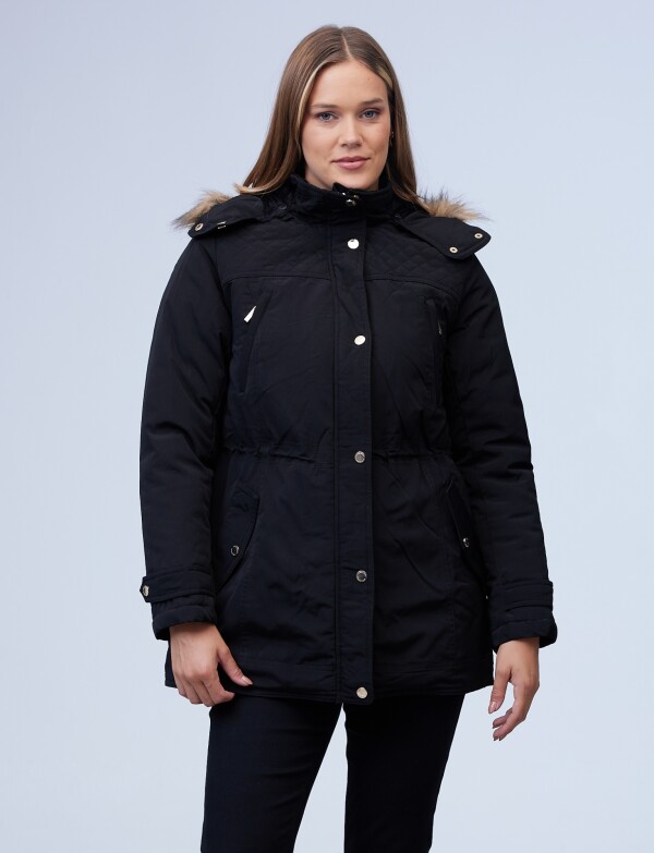 Gabardina Impermeable NEGRO