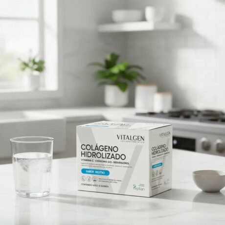 Colágeno Hidrolizado Suplemento Nutricional en Sobres 15 Porciones VITALGEN Neutro