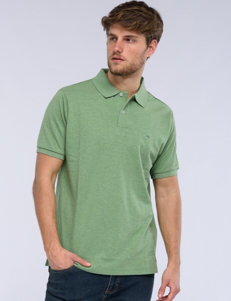 Remera polo pique lisa Lima