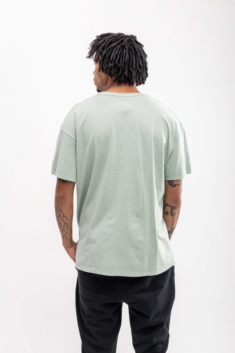 Remera Leon Verde claro