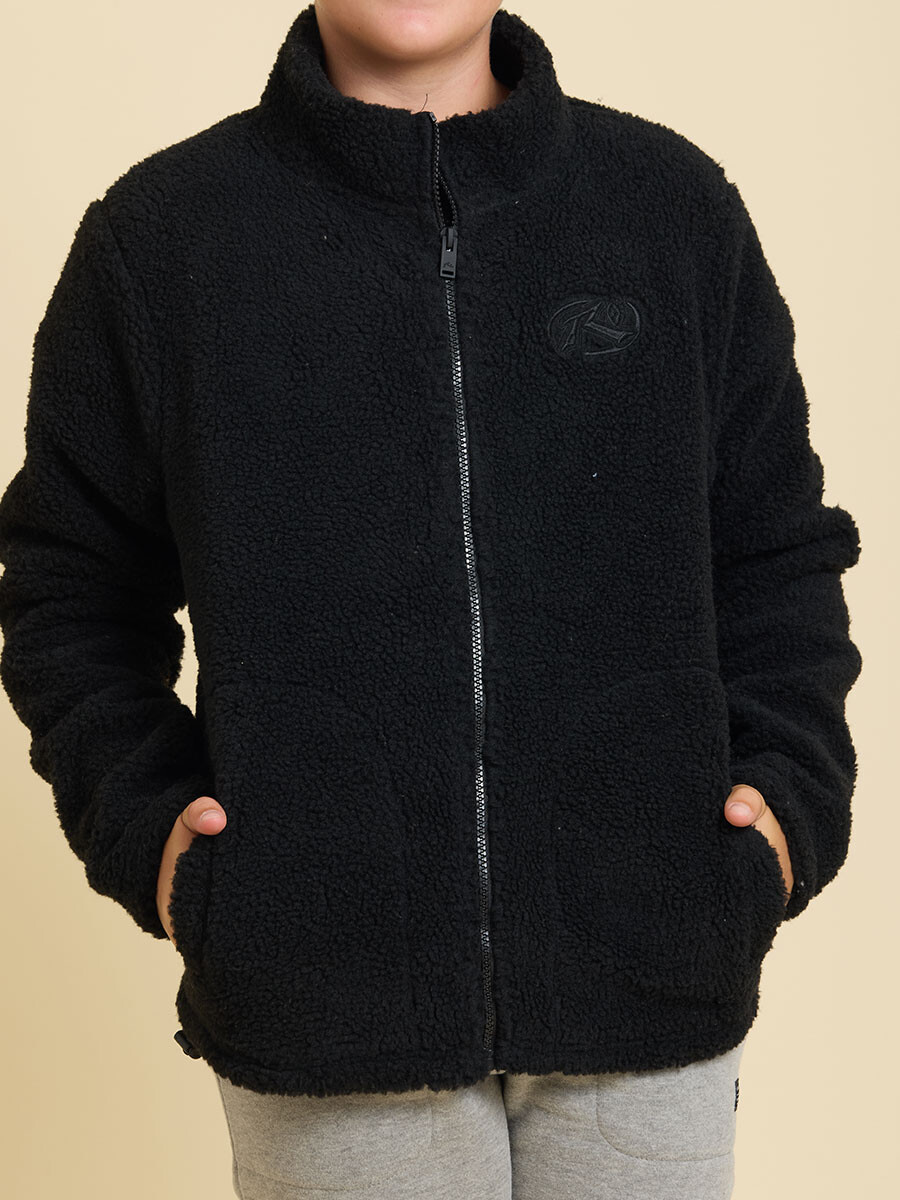 CAMPERA SAYER TEEN ( SHERPA ) RUSTY - Negro 