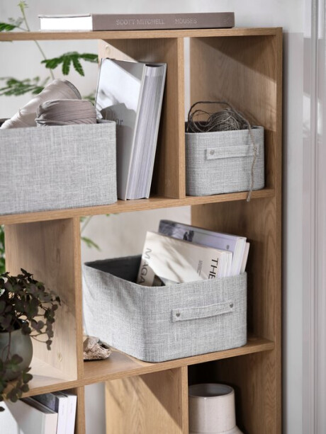 Cesta MALTE 32x27x16 cm gris Cesta MALTE 32x27x16 cm gris