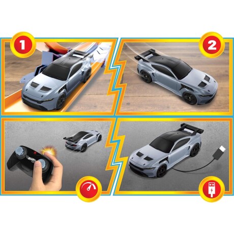 Vehiculo Auto Hot Wheels Rc Mustang Gtd 001