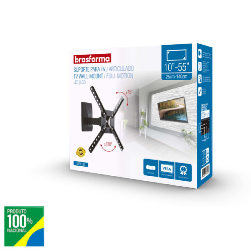 Soporte TV Articulado Brasforma SBRP130/1030 Soporte TV Articulado Brasforma SBRP130/1030