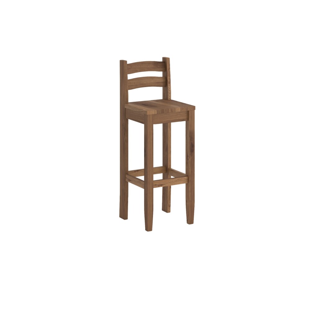 Desayunador 4 Bancos Cocina Comedor Madera - Nogal Desayunador 4 Bancos Cocina Comedor Madera - Nogal