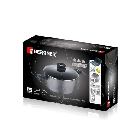 Cacerola C/Tapa 20X85Cm 225L Alum Forjado Orion