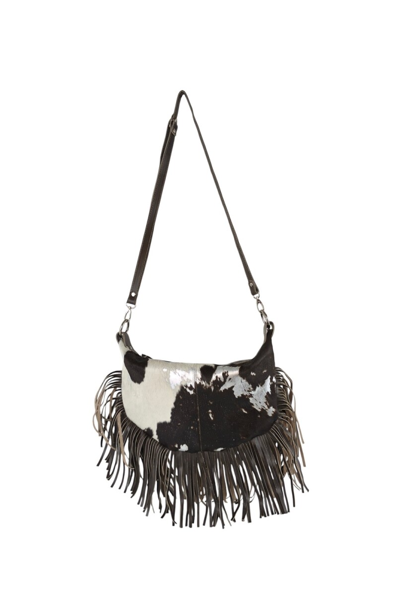 Morral con flecos Negro
