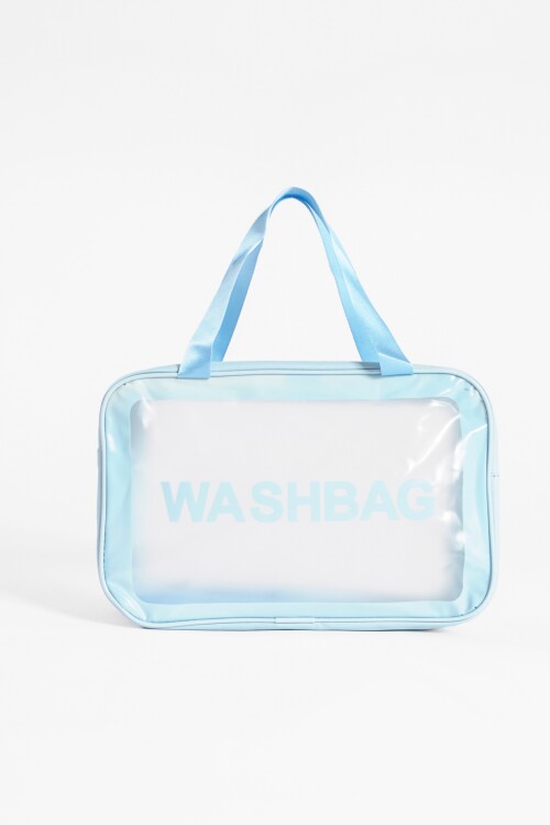 Estuche organizador washbag grande celeste