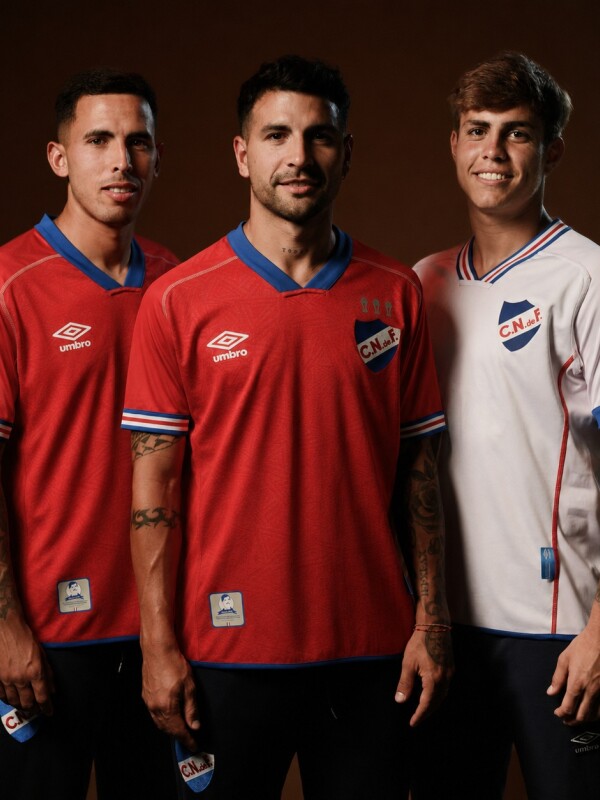 Camiseta Away 1 VERSION JUGADOR Nacional Hombre Rojo, Blanco