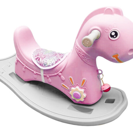 Caballito Balancín Mecedor Plástico C/ Silla P/ Niño Violeta