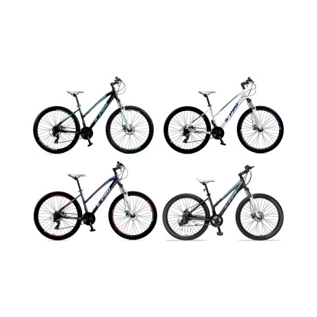Bicicleta montaña S-Pro Aspen rodado 27.5 Shimano 21 cambios Violeta